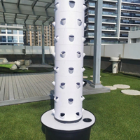 Pyramide hydroaéroponique de VertiFarms Tour de culture modulaire compatible IoT pour usage domestique et agricole État utilisé avec pompe comme composant de base