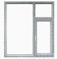 Ventana Abatible Interior Serie 60 Sohi, Directo de Fábrica, Acero Plástico, Resistente a la Presión, para Almacenes, Áticos y Balcones