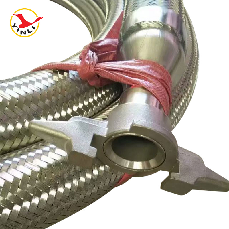 Liquid Nitrogen Hose Smooth Bore SS Braided Hose Suitable Ammonia Liquid Argon Nitrogen