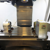 Chine 4 axes XK7126 CNC fraiseuse petit bureau Type Vertical GSK système de contrôle BT40 cône de broche pour Centre d'usinage