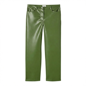 Pantalon en cuir de mouton pour femme, sur mesure, de haute qualité, respirant, tissu doux, design élégant - Product Image 2