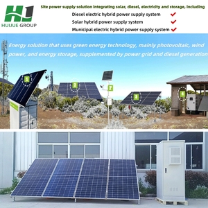 HJ Viễn Thông 5g trạm cơ sở dự phòng cung cấp điện 10kwh Monocrystalline silicon MPPT Hệ thống lưu trữ năng lượng mặt trời - Product Image 4