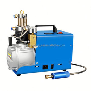 Pompe à air électrique monocylindre compacte 30MPA haute pression refroidie par eau avec réservoir 80L et composant moteur intelligent pour gonflage - Product Image 6
