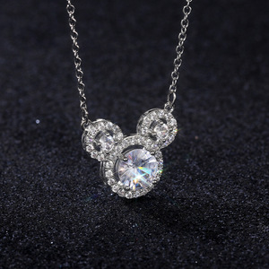 Collana con ciondolo carino per donna, regalo di compleanno classico, gioielli alla moda - Product Image 2