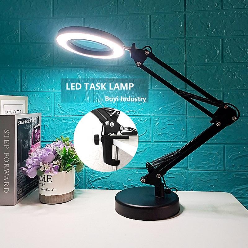 Boyid Modern Flexible LED Task Lamp Long-Arm Table Lamp Folding ...