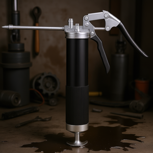 Pistolet à graisse professionnel Db Wholesale 6000 PSI 14 oz 17,72 pouces avec poignée en acier et buse manuelle robuste - Product Image 2