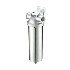 L series single stainless steel pipeline connected water filter