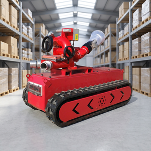 หุ่นยนต์ฉีดน้ำแบบเคลื่อนที่ได้ ยี่ห้อ EU พร้อมปืนฉีดน้ำ ควบคุมระยะไกล 150 เมตร อัตราการไหล 60 ลิตร/วินาที ผลิตที่ซานตง รับประกัน 1 ปี - Product Image 1