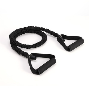 Bande de résistance élastique Zhongxin avec poignées pour l'extension de la poitrine et l'ouverture du dos – Équipement de fitness à domicile pour étirements - Product Image 1