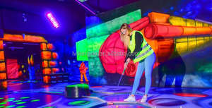 Barre lumineuse LED <span class=keywords><strong>UV</strong></span> violette noire à 36 LED pour fête d'Halloween, peinture phosphorescente, lampe de scène, projecteur mural - Product Image 4