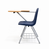 Chaises d'école modernes en gros pour les classes de collège et lycée avec porte-livres, idéales pour la lecture, l'écriture et les sessions d'étude quotidiennes