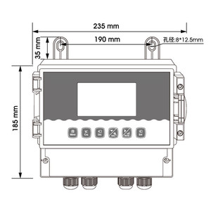 Industrial Rs485 <span class=keywords><strong>Sensor</strong></span> de nivel de agua ultrasónico Transmisor de nivel Medidor Rs485 <span class=keywords><strong>Sensor</strong></span> de nivel de agua de aguas residuales ultrasónico - Product Image 2