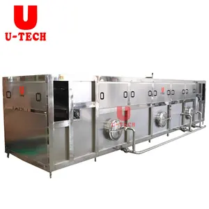 Pasteurisateur entièrement automatique type tunnel jus boisson bouteille refroidissement et réchauffement machine usine de fabrication