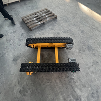 Véhicule de transport tout-terrain télécommandé à déchargement automatique pour l'agriculture, chenillé, pour la montée en pente, vente en gros d'usine