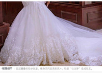 Guangzhou Auyan 2024 Sexy lumière sangle dos nu robe de mariée grande taille avec queue de poisson dentelle fleurs cristal Appliques