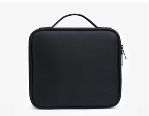 Small Professional Compartment Cosmetic Bag, Portable, Simple and Elegant Korean Style Travel Storage Bag - Product Image 1