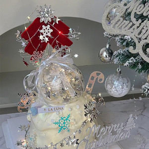 ของตกแต่งเค้กอะคริลิค รูปน้ำผึ้งและความหวาน สำหรับตกแต่งเค้กคริสต์มาสในงานปาร์ตี้วันหยุด - Product Image 3