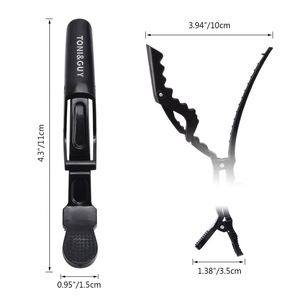 Wholesale Barber Sectioning Salon Hairpins Styling <b>Tools</b> Hairdressing alligator Hairgrips logo Black Custom Hair <b>Clips</b> - Product Image 4