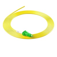 Kabel Jumper Fiber Optik Model Tunggal SC/APC LSZH LC/FC untuk Siaran, 8 Sudut