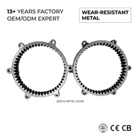 Engrenage interne métallique personnalisé, pièce de rechange pour batteur sur socle, certifiée ISO par une usine avec 13 ans d'expérience, pour l'approvisionnement mondial