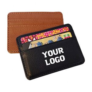 Portefeuille promotionnel multifonctionnel moderne en PU pour homme, personnalisable, avec blocage RFID, pour usage quotidien, porte-cartes minimaliste – Nouveauté usine - Product Image 1