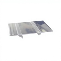 Bandes de présentation en PVC transparent personnalisables pour supermarchés, sur mesure, pour l'entreposage