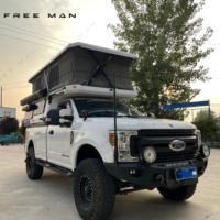 Camping-car léger à toit souple pour Ford Ranger, Tacoma, F350, camping tout-terrain