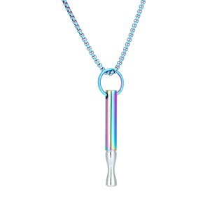 ステンレス製禁煙スティック 無煙 ニコチンフリー 不安解消 アロマセラピー エッセンシャルオイル吸入器 呼吸ネックレス - Product Image 3