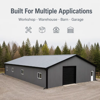 Bâtiment préfabriqué sur mesure en acier chaud pour garage, abri, atelier, entrepôt, stockage – Faible coût, haute qualité, durable