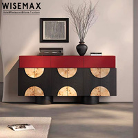 Meuble de rangement WISEMAX FURNITURE, style minimaliste italien, en bois, pour cuisine, salon, restaurant, hôtel, villa