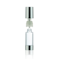 Flacon pompe airless pour lotion cosmétique de haute qualité, transparent, 30 ml