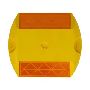 An toàn giao thông 3m Ellipse nhựa phản chiếu đường Stud phản xạ màu vàng Cat Eye đường lái xe đánh dấu đường tăng đột biến cho đường cao tốc - Product Image 1