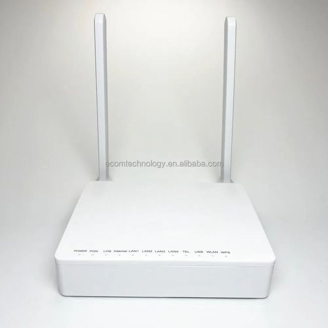 ONT ZX-F663NV3A XPON Fiber Optic Equipment 1GE+3FE+1POTS+USB+Single Band WiFi ONU Factory Price Broadband FTTH English Firmware