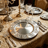 Assiette de Présentation en Plastique PP Durable, Motif Crâne Orné Personnalisé, Style Américain, Thème Halloween et Anniversaire, Meilleures Ventes