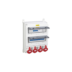 ตู้จ่ายไฟ 3 เฟส 380V 4x32A พร้อมเต้ารับและปลั๊ก 5 ขา 4x3P32A MCB 4P63A RCD - Product Image 1