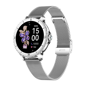 Bracelet intelligent pour femmes I228, écran TFT 1,27'', bracelet en acier, fréquence cardiaque, oxygène sanguin, suivi de la forme physique, <span class=keywords><strong>21</strong></span> modes sportifs, montre connectée pour femmes - Product Image 2