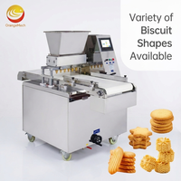 Machine automatique de fabrication de biscuits, commande PLC, capacité élevée 200 kg/h, machine de découpe et de formage de biscuits, machine à biscuits en acier inoxydable