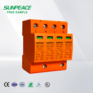 <span class=keywords><strong>DC</strong></span> SPD 1200V 2P 3P 4P Solar PV Dispositivos de protección contra sobretensiones 20KA 40kA T2 Doble Polo 2P 2 polos 2 polos Protección contra sobretensiones - Product Image 5