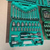 Juego de Llaves de Tubo CR-V de 37 Piezas, Juego de Llaves de Trinquete de 1/2 Pulgada, Caja Portátil para Reparación de Automóviles y Motocicletas