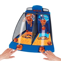 Jeu de tir au basket de bureau avec lumières et sons, jouet de table pour enfants, mini sport amusant pour le bureau et la relaxation