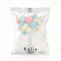 Sachet de café en aluminium de qualité alimentaire de petite capacité, scellé sur trois côtés, avec bande de soudure centrale, pour emballage de gâteaux