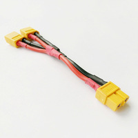Câble adaptateur XT30 vers XT60, connecteur convertisseur en silicone 14AWG pour chargeur de batterie