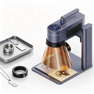 LaserPecker LP4 Dual Laser Engraver with IR for Metal Jewelry Glass Wood Crafts and <b>Small</b> Business Products - Product Image 1