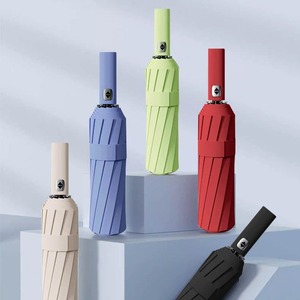 Compact 3-Fold Auto Open Close UV Protection Travel Umbrella UPF 50+ Rain Sun Windproof Portable Gift Customizable Logo Women