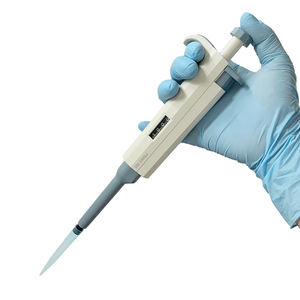 Pipet Transfer plastik laboratorium mekanik, saluran tunggal pipet dapat disesuaikan Manual - Product Image 1