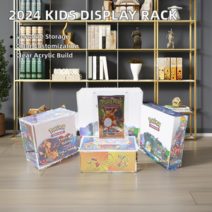 Jihong bán buôn rõ ràng Pop hình TCG hiển thị đứng tùy chỉnh một lớp Acrylic từ hộp quà tặng trẻ em - Product Image 6