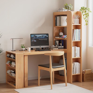 Escritorio para Portátil de Madera de Roble Macizo de Estilo Antiguo / <span class=keywords><strong>Mesa</strong></span> de <span class=keywords><strong>Estudio</strong></span> / <span class=keywords><strong>Mesa</strong></span> Consola Tallada a Mano China con Cajón - Product Image 1