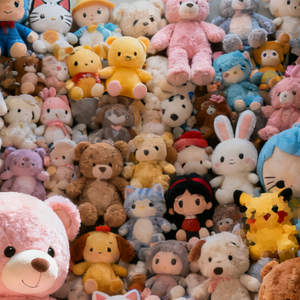 Muñecos de Peluche de Dibujos Animados de 8 Pulgadas, Máquinas de Garras, <span class=keywords><strong>Juguetes</strong></span> de Peluche Suaves y Lindos, Muñecos de Animales de Dibujos Animados, <span class=keywords><strong>Juguetes</strong></span> de Peluche Personalizados - Product Image 1