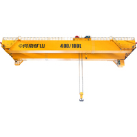 Pont roulant à double poutre de 12 tonnes avec cabine en option, revêtement anti-rouille multicouche de qualité supérieure, pour station de transbordement de matériaux en extérieur