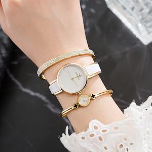 <span class=keywords><strong>Montre</strong></span> et bracelets en <span class=keywords><strong>plaqué</strong></span> <span class=keywords><strong>or</strong></span> rose pour femmes, ensemble cadeau parfait pour dame - Product Image 5